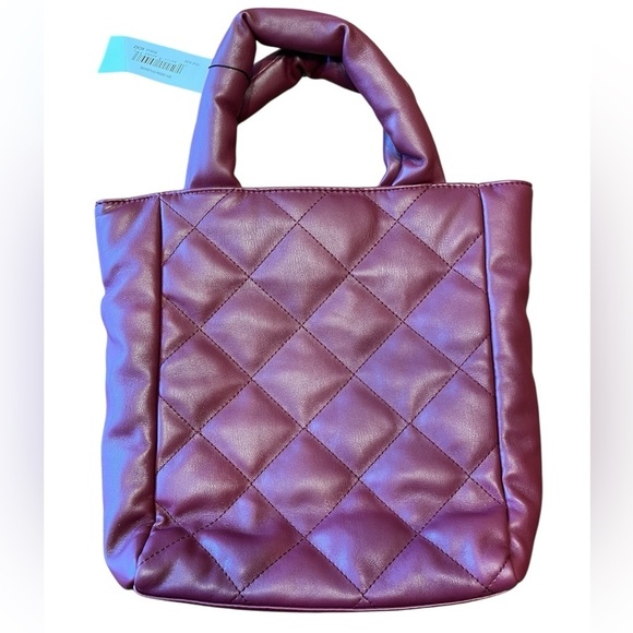 The Drop Bella Small Puffer Tote Bagtote-handbag - Rhubarb - Picture 8 of 10